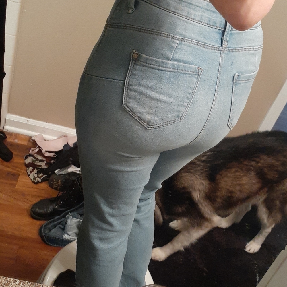 High waist skinny
